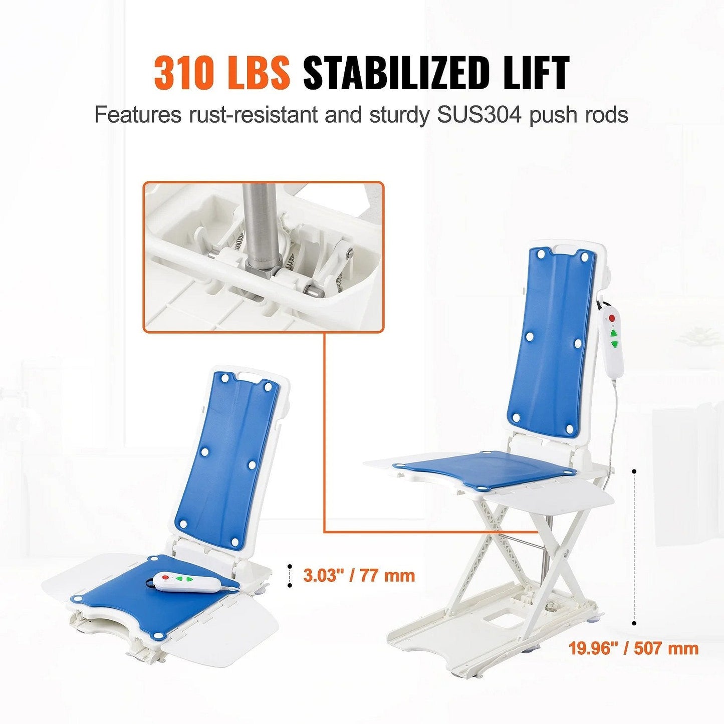 Easy Use Mobility Floor Lift Chair