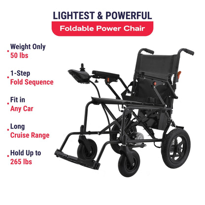 Portable Power Wheelchair For Elderly