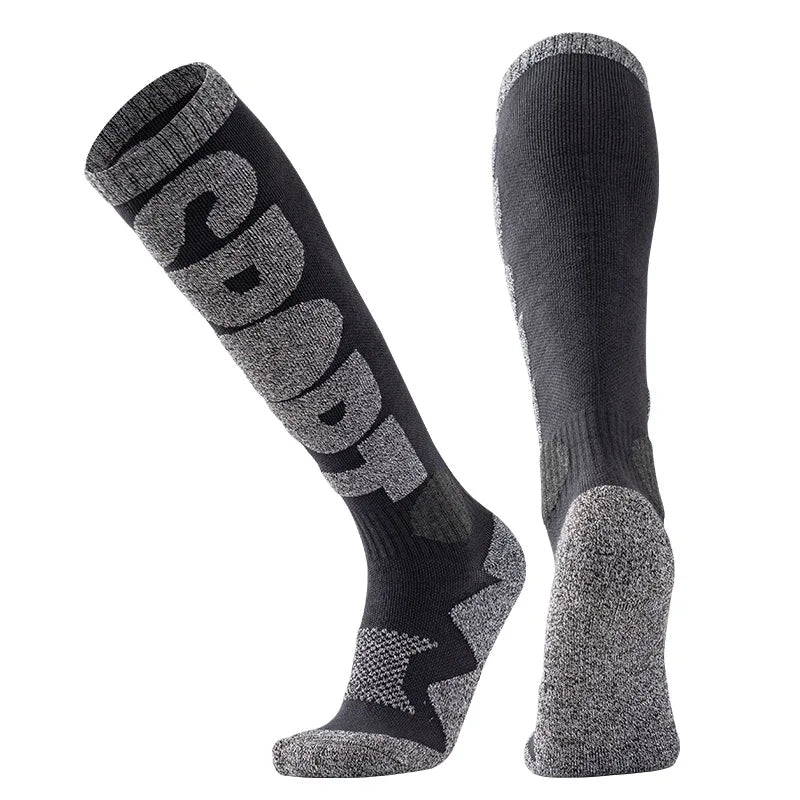 Warme Thermosocken aus Wolle zum Skifahren