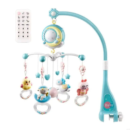 Musical Baby Crib Mobile with Lights and Remote Control