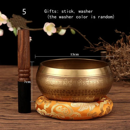 Authentic Tibetan Meditation Sound Bowl Set
