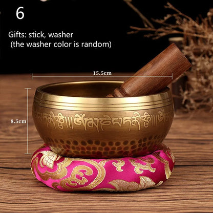 Authentic Tibetan Meditation Sound Bowl Set