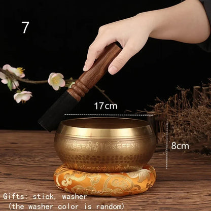 Authentic Tibetan Meditation Sound Bowl Set
