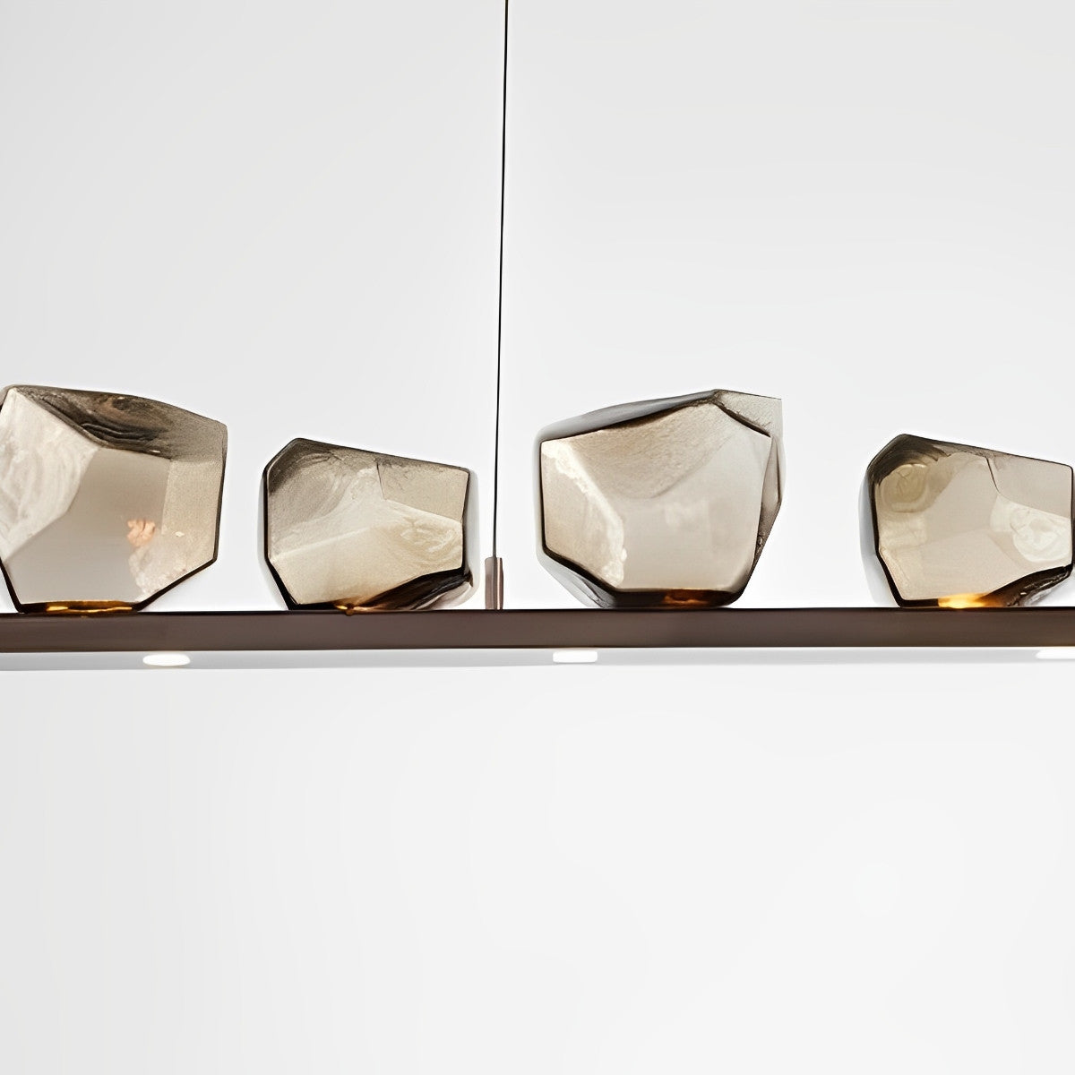 Unique Drop Glass Pendant Chandelier Light Fixture