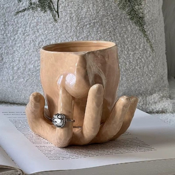 Creative Handmade Ceramic Coffee Mug - Halri
