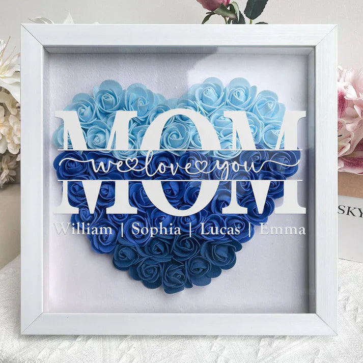 Customized Love Photo Picture Frame with Engraved Names - Halri