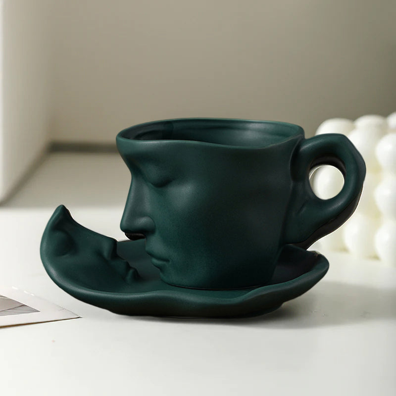 Romantische, künstlerische Kaffeetasse 
