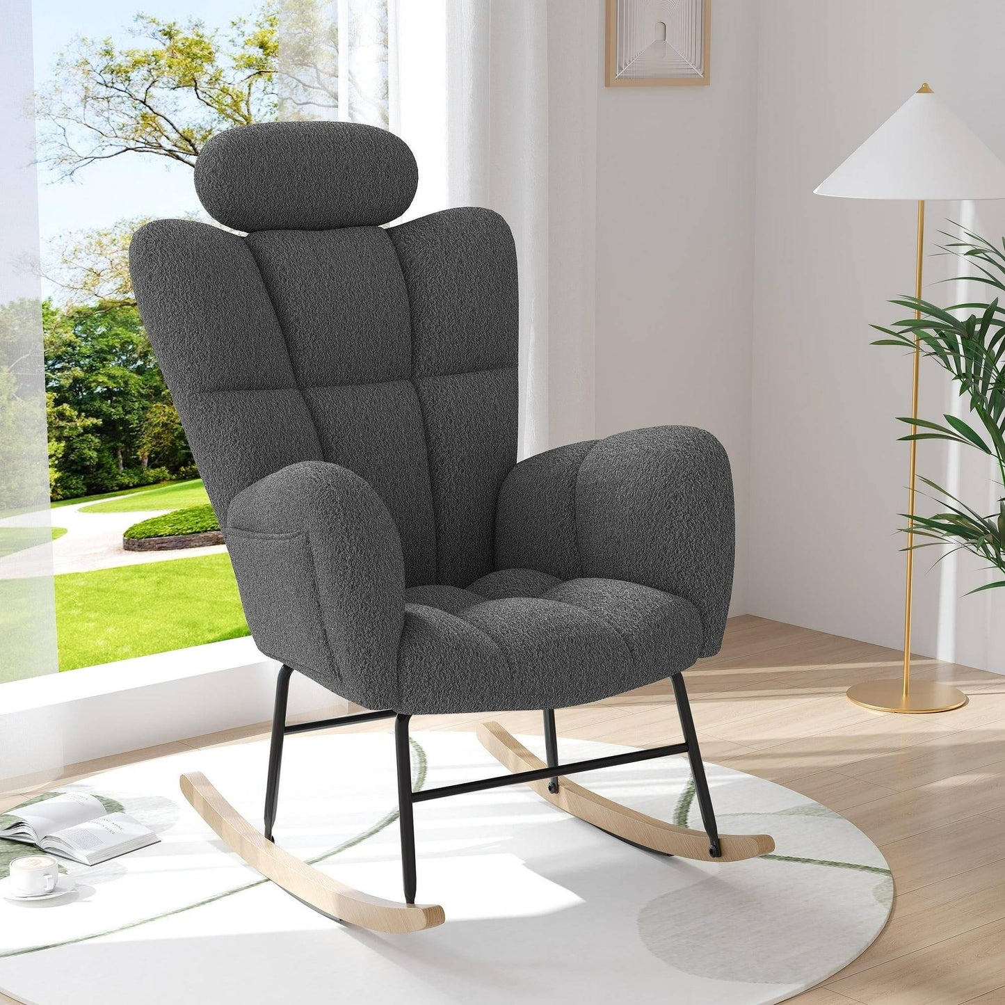 Comfortable Wooden Swinging Chair