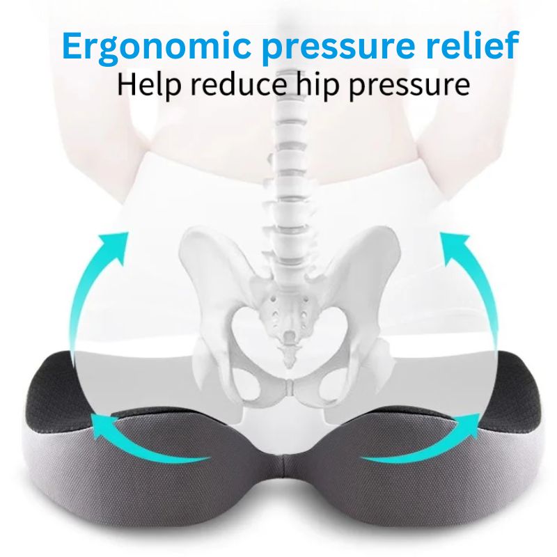 Comfortable Car Seat Pad - Ergonomic Driving Cushion