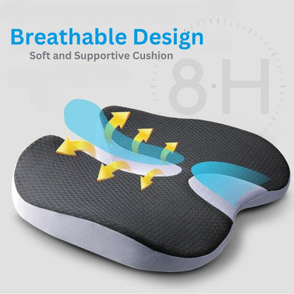 Comfortable Car Seat Pad - Ergonomic Driving Cushion