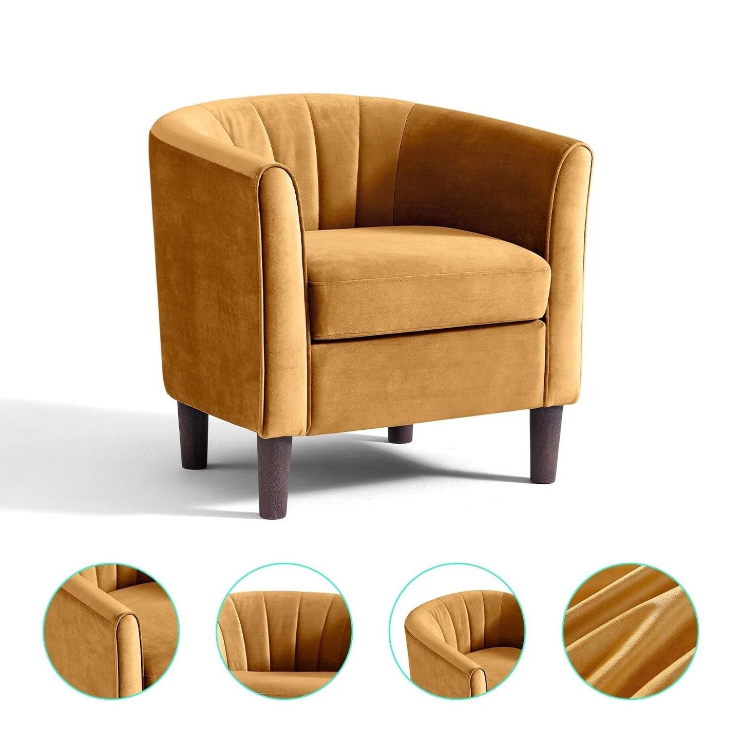 Comfortable Living Room Chair with Stool