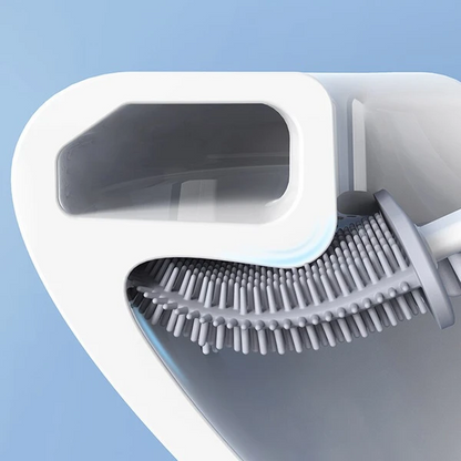 WC-Bürste mit weichen Borsten und hygienischem Silikonkopf