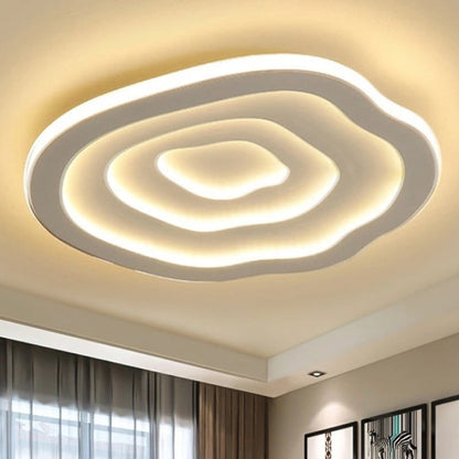 Stilvolle Acryl-Deckenleuchte mit warmweißem LED-Licht