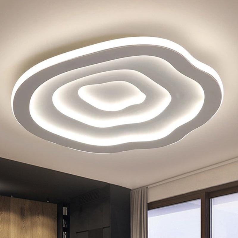 Stilvolle Acryl-Deckenleuchte mit warmweißem LED-Licht