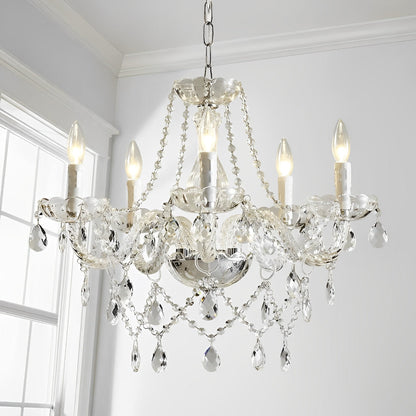 Elegant Glass Crystal Pendant Lamp