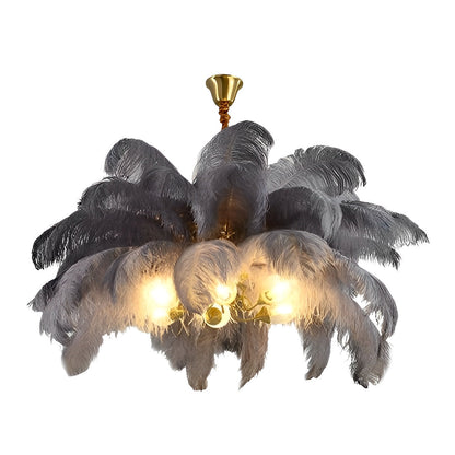 Stunning Bronze Crystal Ceiling Light Fixture