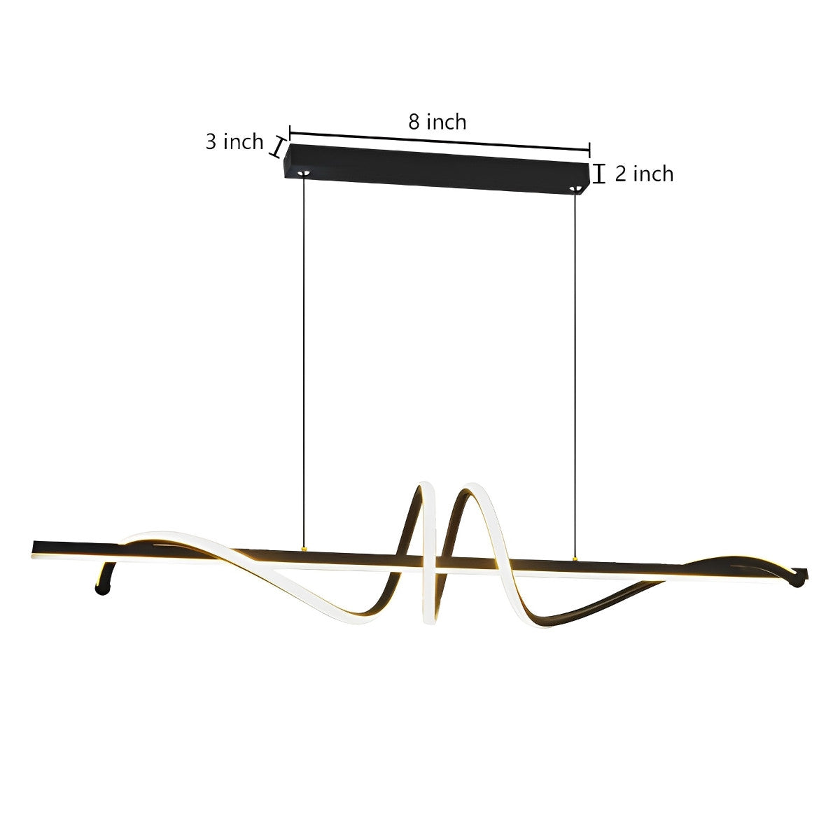 Bright Adjustable Dimmable Kitchen Pendant Ceiling Light Fixture