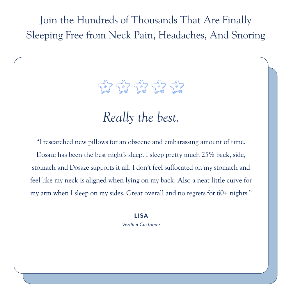 Comfortable Memory Foam Pillow for Side Sleepers