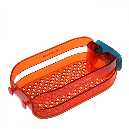 Platzsparender Spülbecken-Organizer mit Schwammhalter