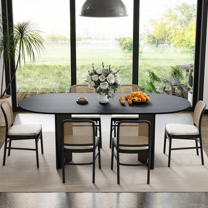 Large Wooden Table for 6 People