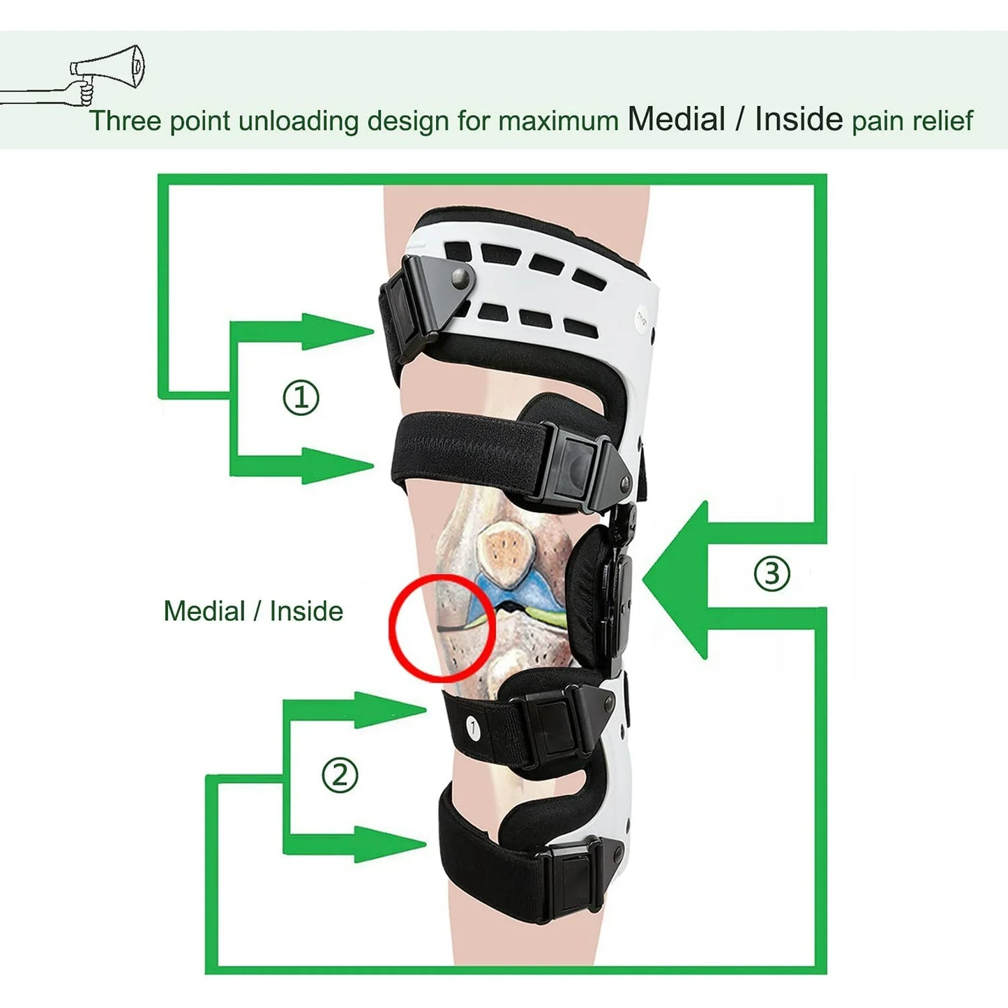 Supportive Knee Compression Wrap