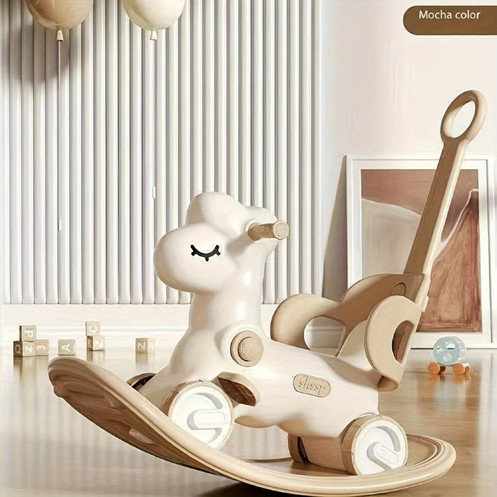 2-in-1 Baby-Schaukelpferd-Laufrad – Sicherer Fahrspaß