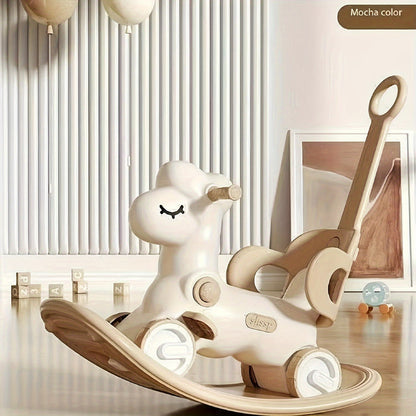 2-in-1 Baby-Schaukelpferd-Laufrad – Sicherer Fahrspaß
