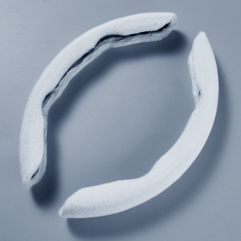 Warmer, flauschiger, rutschfester Lenkradbezug