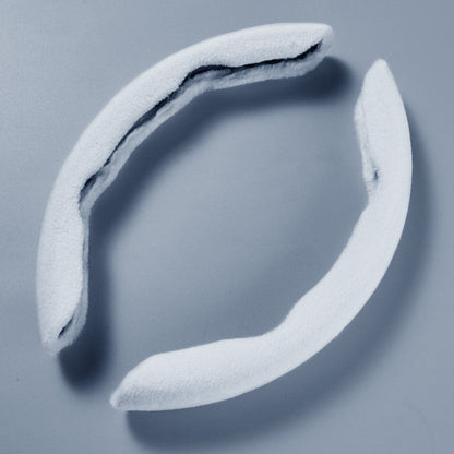 Warmer, flauschiger, rutschfester Lenkradbezug