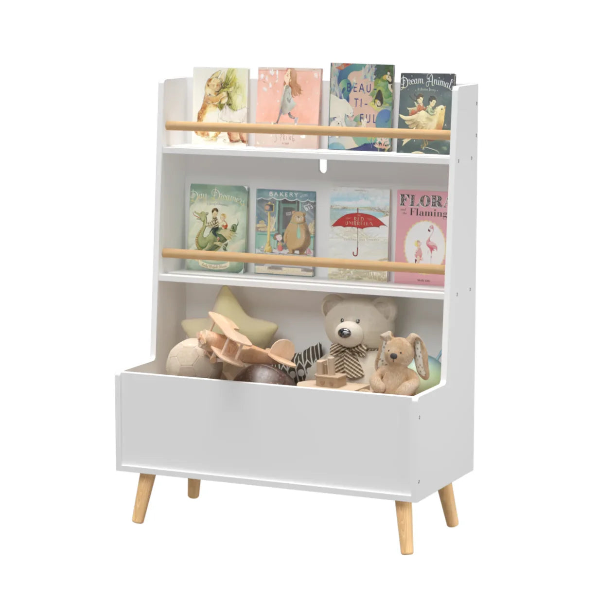 Children's Bookcase And Playroom Organizer - Halri
