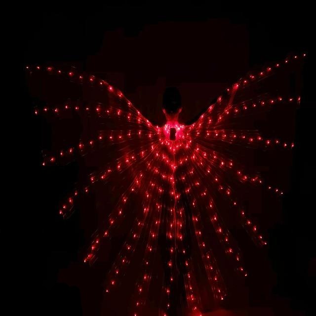 Colorful LED Dance Wings Costume