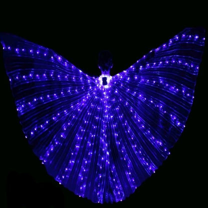 Colorful LED Dance Wings Costume