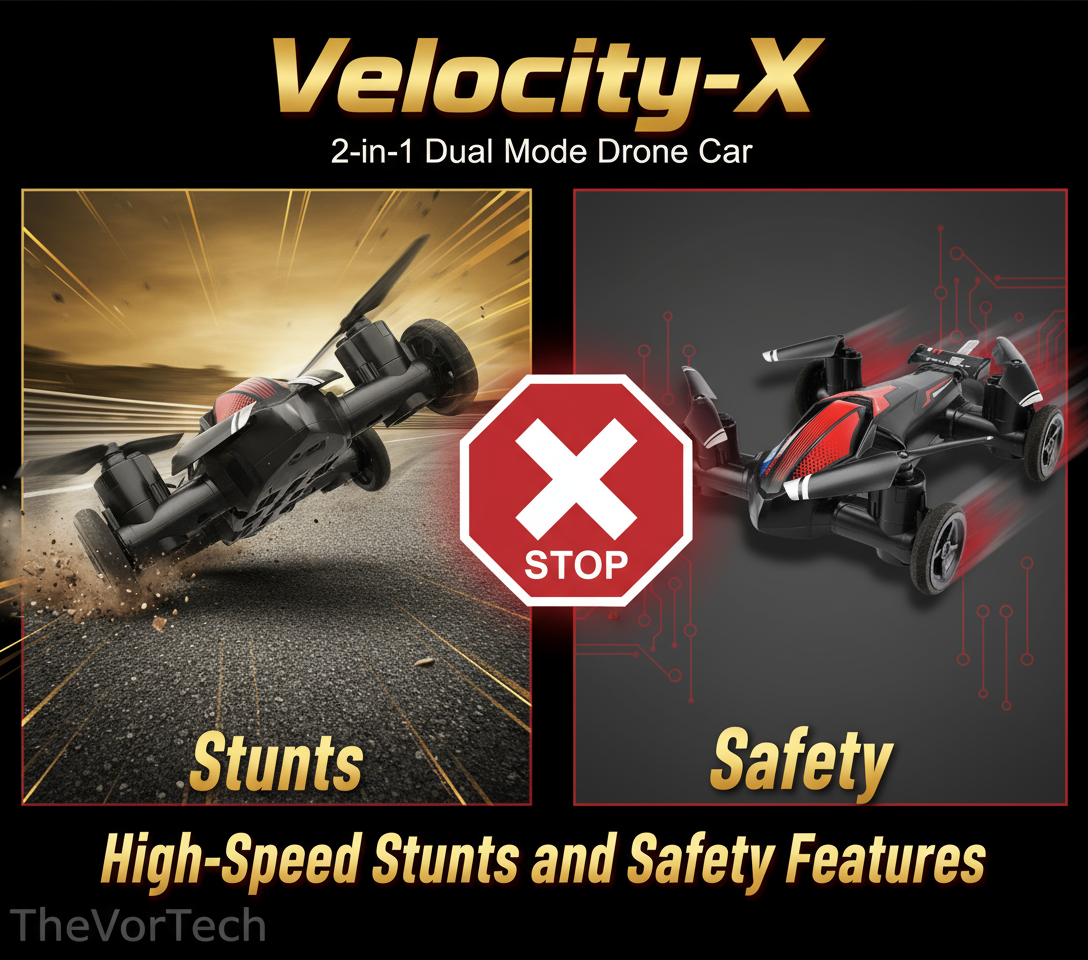 Remote Control Flying Car Toy for Kids