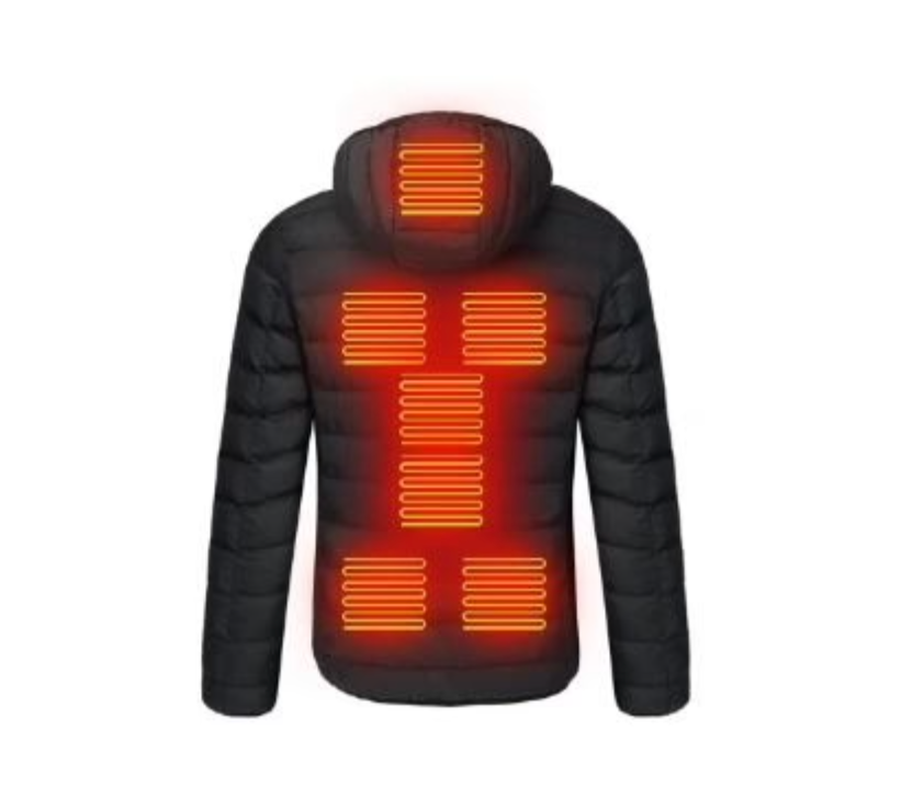 Warm Insulated Jacket with Adjustable Heat Setting - Halri