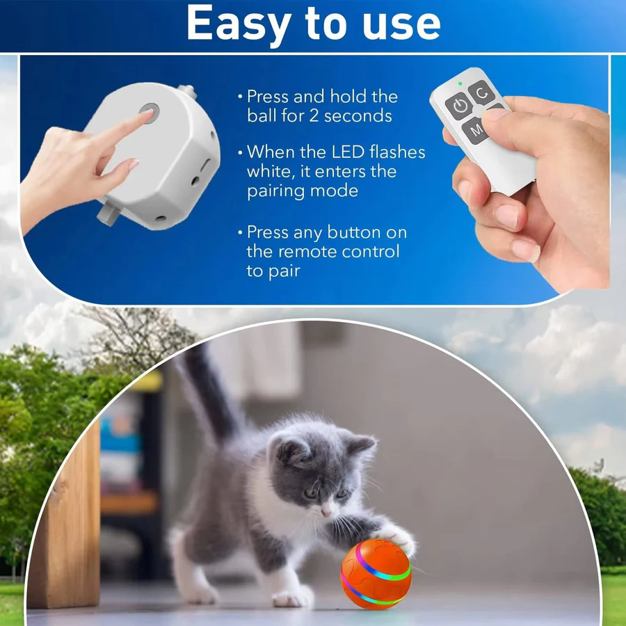 Fun Pet Interactive Bouncing Ball Toy