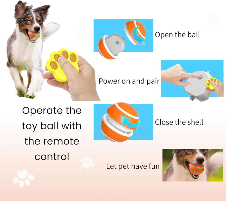 Fun Pet Interactive Bouncing Ball Toy