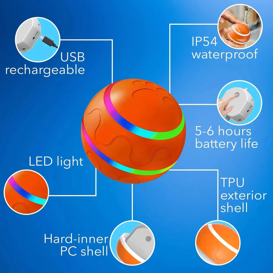 Fun Pet Interactive Bouncing Ball Toy