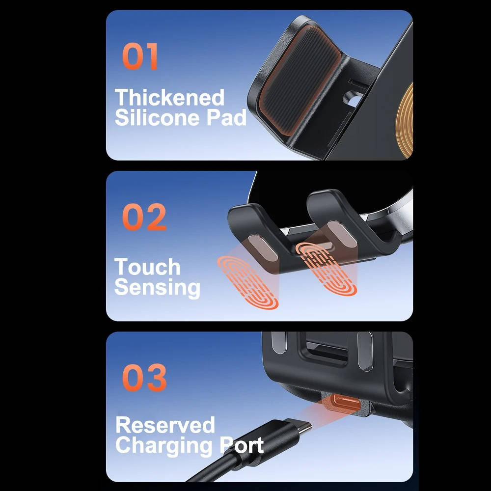 Easy Phone Holder Wireless Charging Mount