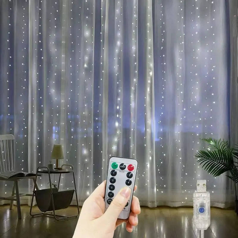 String Fairy Light Curtains