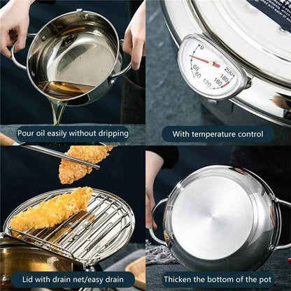 Asian Style Large Fryer Pot