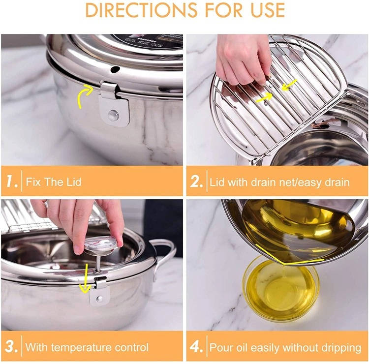 Asian Style Large Fryer Pot