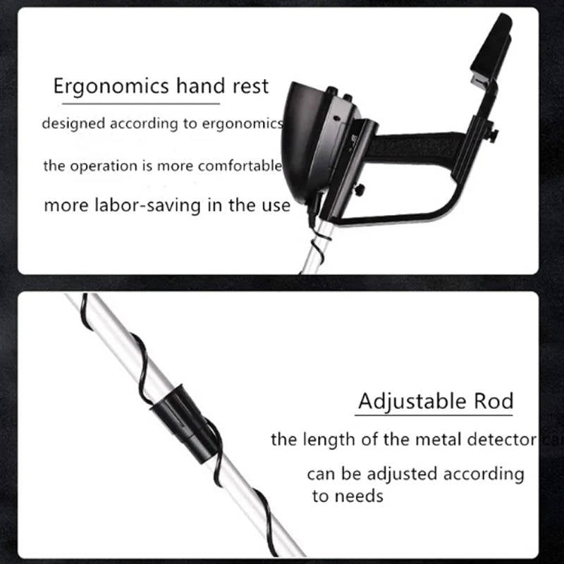 Accurate Gold Metal Detector for Treasure Hunting