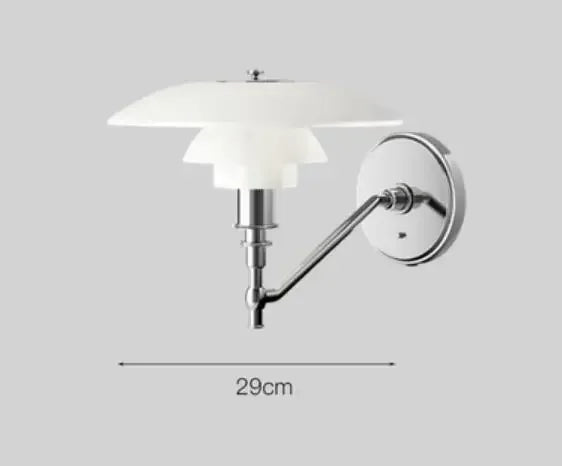 Schöne Glas-Tischlampe