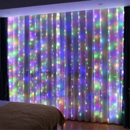 String Fairy Light Curtains - Halri