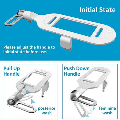 Slim Toilet Bidet Attachment for Bathroom