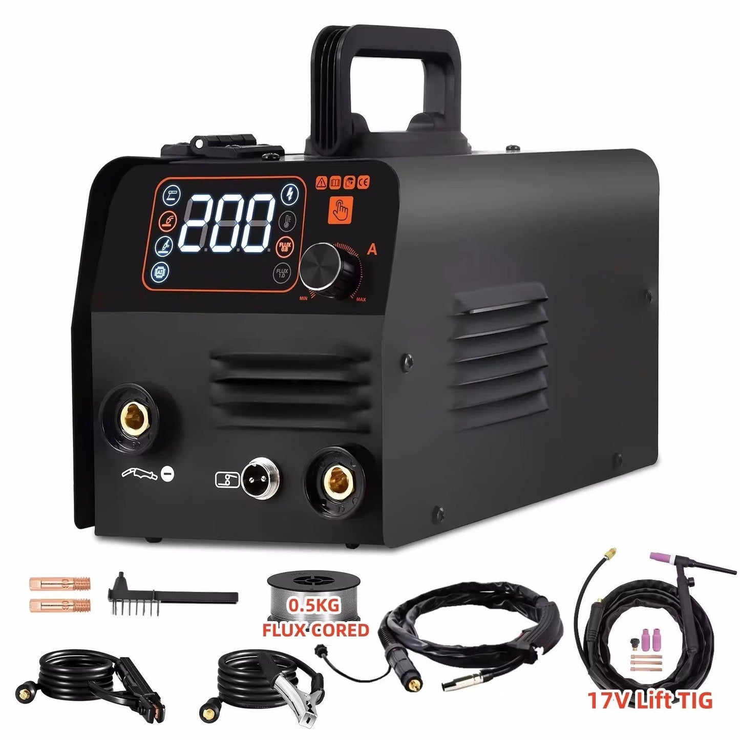 Portable 3 in 1 Multi Process Welder 200A Inverter - Halri