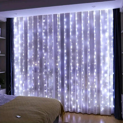 String Fairy Light Curtains