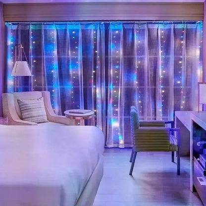 String Fairy Light Curtains
