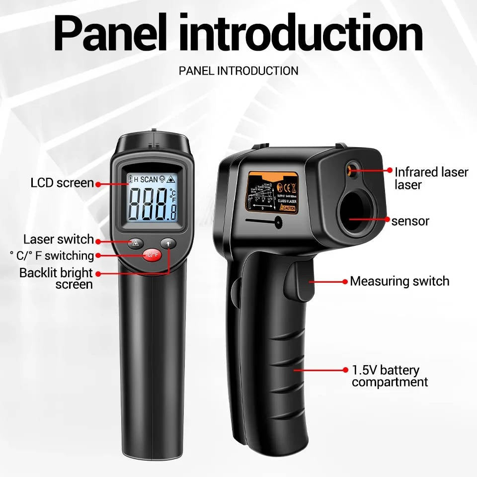 Accurate Digital Non Contact Thermometer Gun