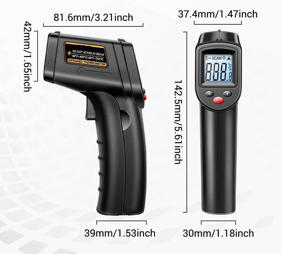 Accurate Digital Non Contact Thermometer Gun